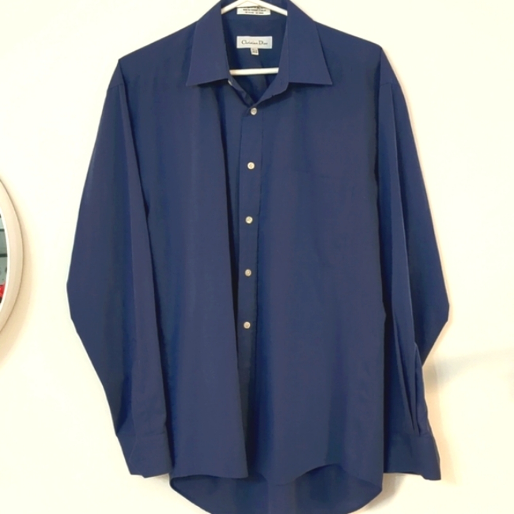 Christian Dior men's dress shirt Sz 15 1/2 - Picture 1 of 5